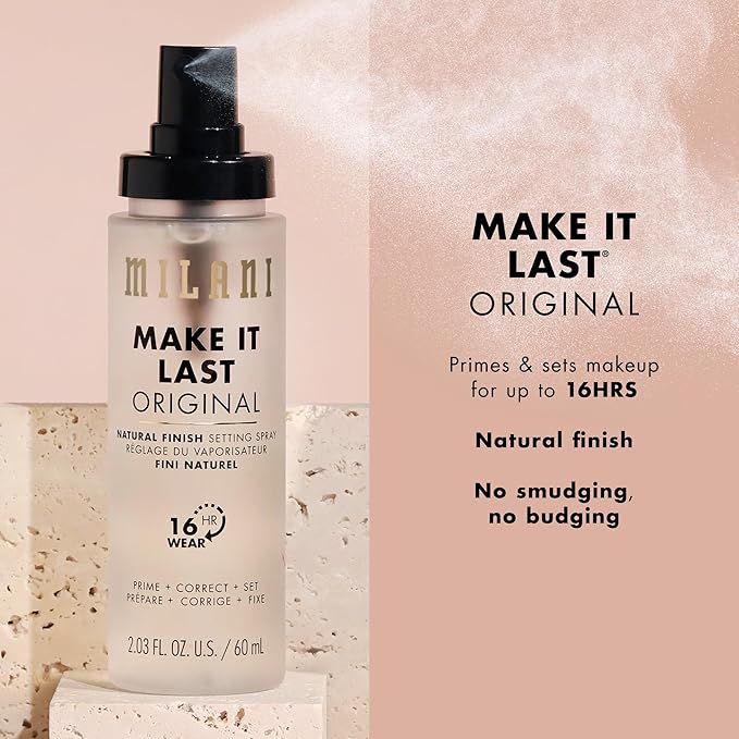 Milani Setting Spray + Primer, Make It Last Original Natural Finish 2-Pack