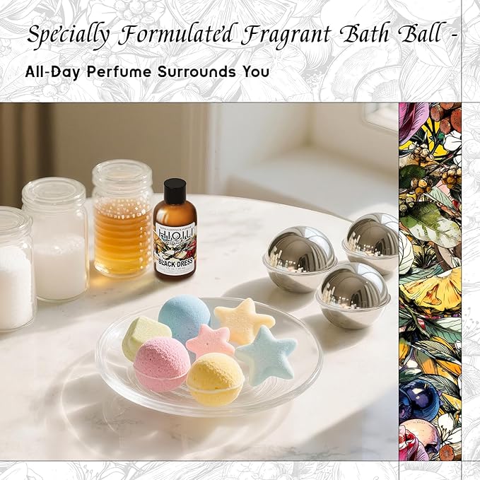 HIQILI Black Dress Fragrance Oil for Home Diffuser, Bath Bombs & Perfume