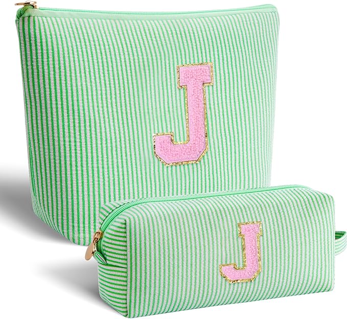 Btffitting Gifts for Teen Girls Women - Birthday Gifts for 10 11 12 13 14 15 16 17 18 Years Old Girl,Makeup Bag Cosmetic Bag,Teacher Gift Trendy Stuff Toiletry Bag - Green,J