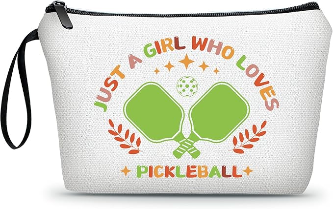 ARIOSEY Pickleball Gifts for Women,Pickleball Lover Gifts,Pickleball Accessories Women,Pickleball Cosmetic Makeup Bag,Pickleball Party Gifts,Birthday Gifts for Teen Girls