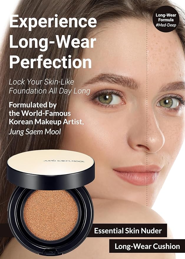 Skin Nuder Longwear Cushion | Refill Included (SPF 50, 23 Medium Deep)