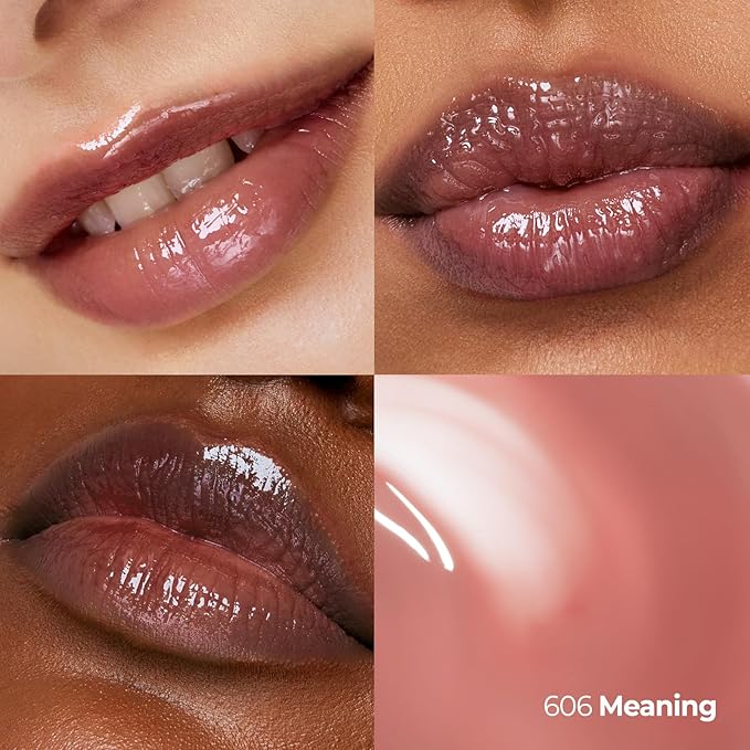 Laka Maxi Glayer Tint 3.8g/0.13oz, Glass Layer of Gloss, Ultra Glow & Vivid Layerable Pigments, High Shine Lip Oil, K-Beauty (#606 Meaning)