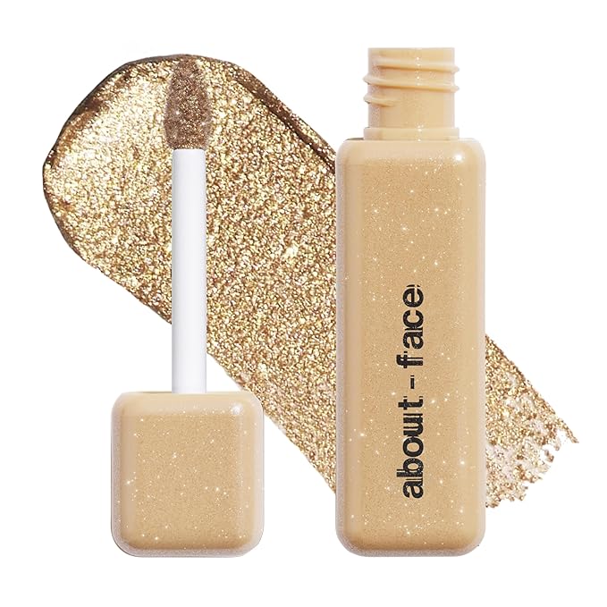 aboutface Fractal Glitter Eye Paint | Gold | 0.13oz