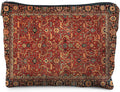 RYYCDOI Vintage Boho Tribal Makeup Bag, Traditional Red Rug Style Makeup Bag, Vintage Retro Ethnic Pattern Cosmetic Bag Gifts for Women Friends