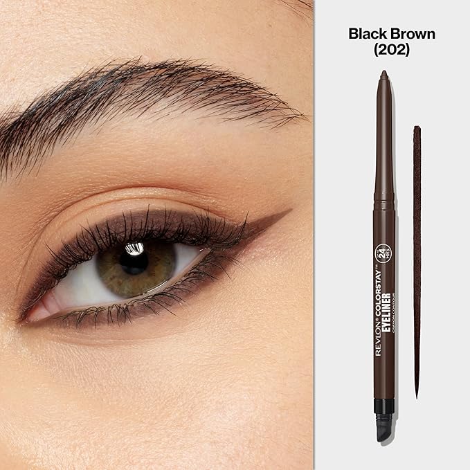 REVLON ColorStay Eyeliner with SoftFlex, Black Brown 202, 0.01 Ounce (28 g) (Pack of 2)