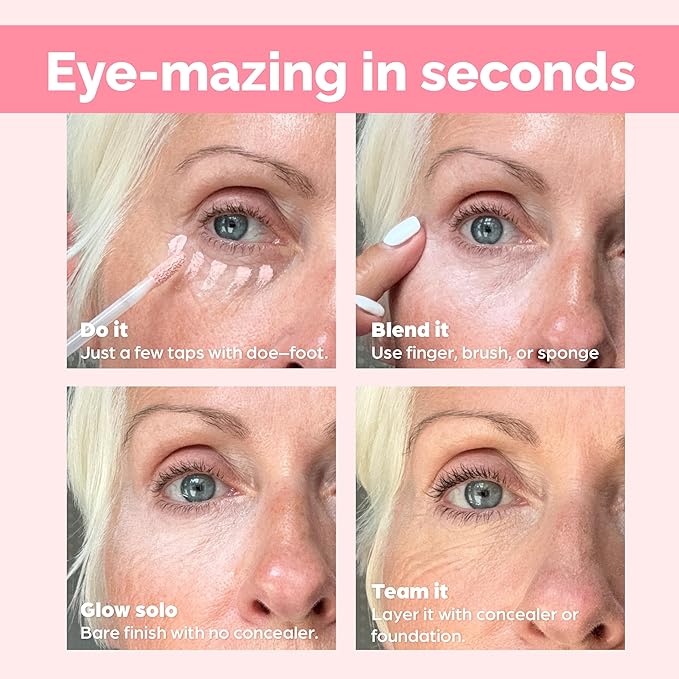 Elizabeth Mott Thank Me Later Under Eye Brightener Base – Warm Peach, 5ml