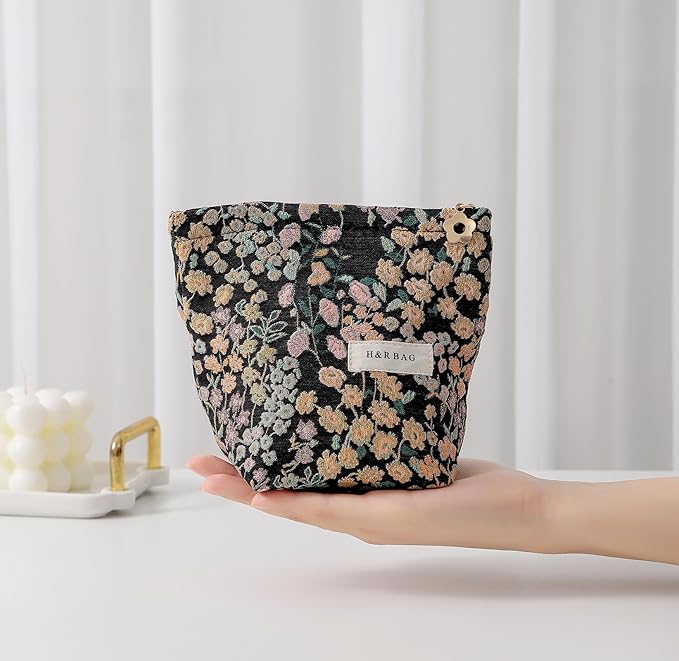getgto 2 Pcs Makeup Bags, Large Cosmetic Bag Travel Toiletry Bag
