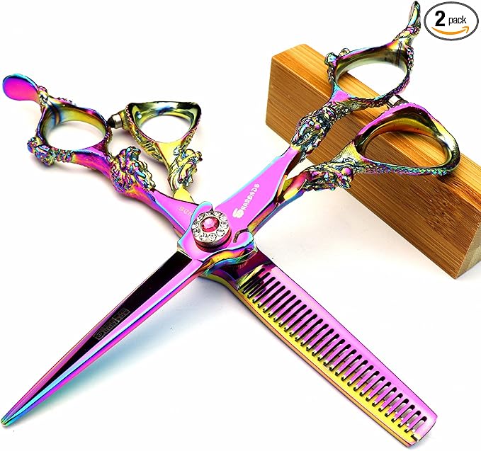 5.5/6 /7 Inch Professional Scissors Barber Scissors Set (5.5 inch 2pc)
