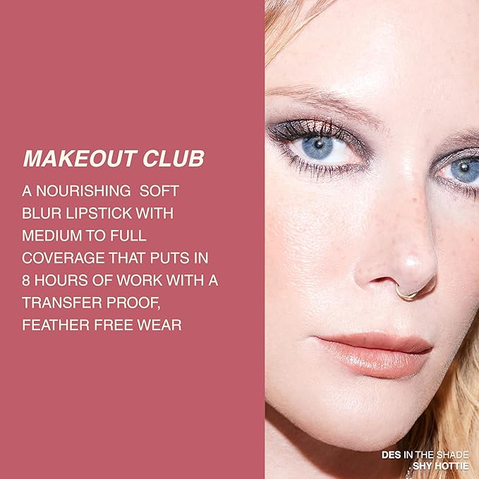 Freck Makeout Club Soft Blur Lipstick (Baddie - Dark Brown)