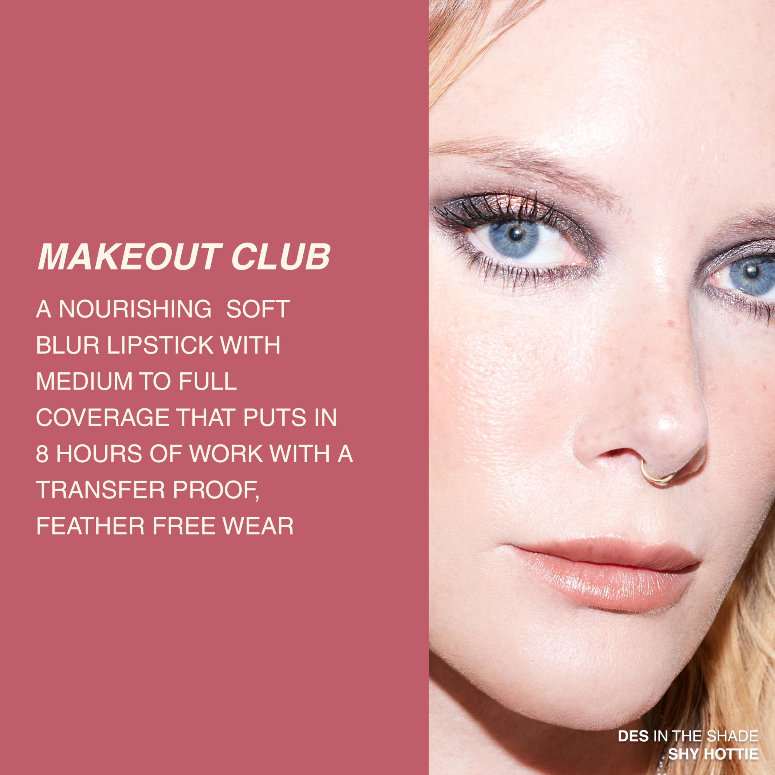 Freck Makeout Club Soft Blur Lipstick (Freck Rust - Rust Orange Red)