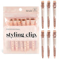 Kitsch Professional Alligator Clips - Rose Gold, 6 Pcs