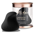 Strokes Beauty Lab Original Beauty Blender Makeup Sponge Applicator for Powder, Cream & Liquid, Beauty Tools Puff, Streak Free Application, Vegan, Cruelty Free Made in USA, Black
