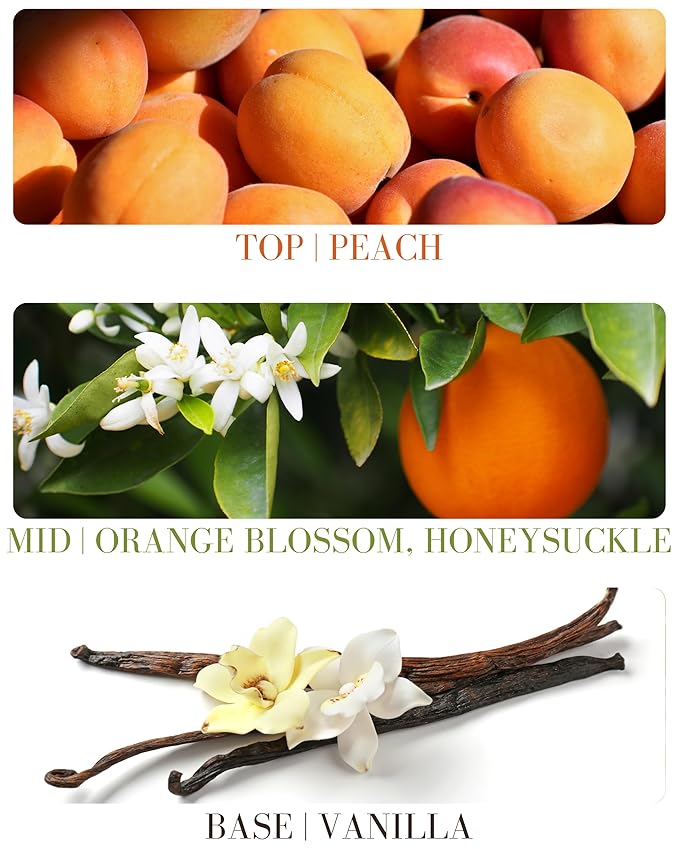Kailuna Co. Juicy Georgia Peach Essential Oil Hair & Body Mist, 0.5 Fl Oz