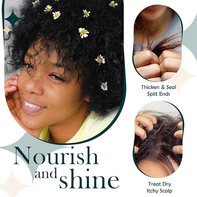 OilnGlow USDA Certified Organic 9 in 1 Natural Hair Serum for Hair Growth, & Strengthening With Rosemary Oil for Hair Growth, & Scalp DHT Blocker Peppermint Hair Oil Growth 2 FL