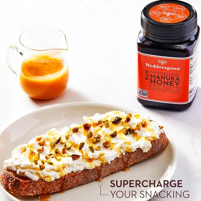 Wedderspoon Raw Manuka Honey 150+ MGO, 35.2 Oz, Unpasteurized New Zealand Honey, Non-GMO, BPA-Free Jar, Superfood & Natural Wellness Support