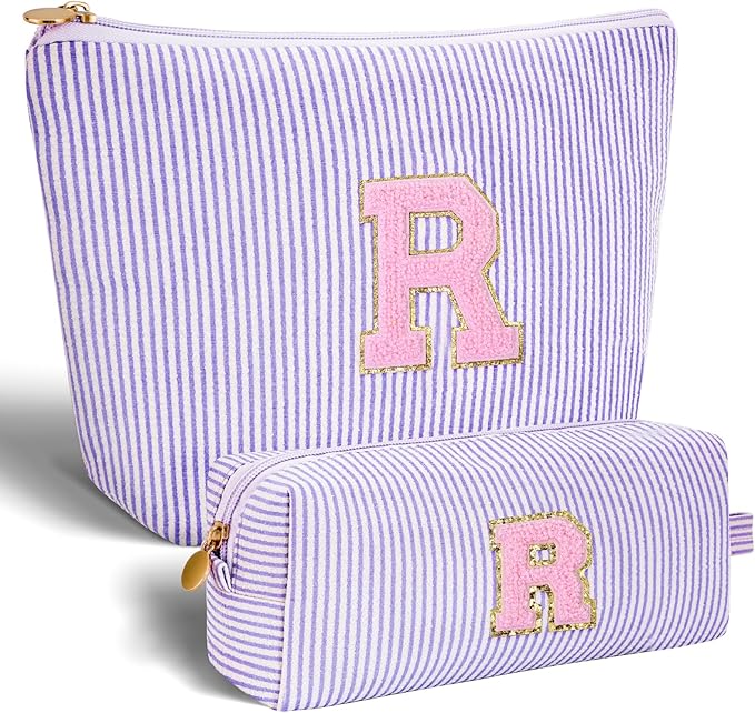 Btffitting Gifts for Teen Girls Women - Birthday Gifts for 10 11 12 13 14 15 16 17 18 Years Old Girl,Makeup Bag Cosmetic Bag,Teacher Gift Trendy Stuff Toiletry Bag - Lavender,R