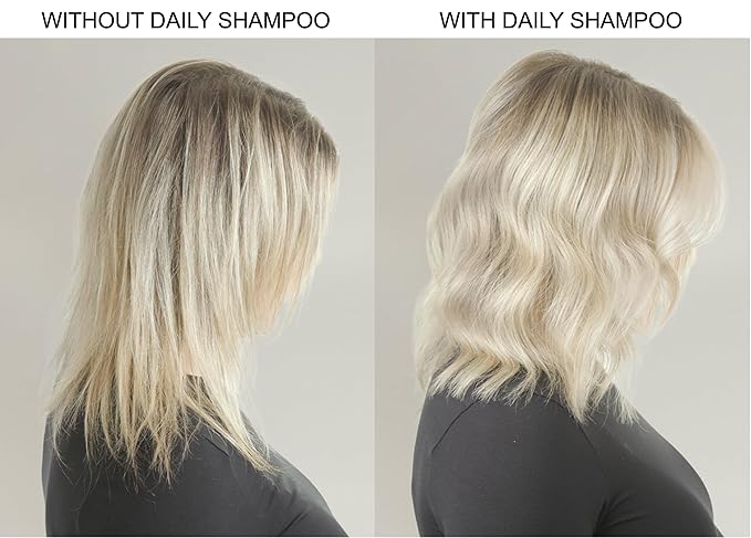 Alcôve - Daily Shampoo - Evening Primrose Oil, Mango Extract, and Argan Oil - Sulfate-Free - All Hair Types - Everyday use - Anti-static - Color-Safe -10oz