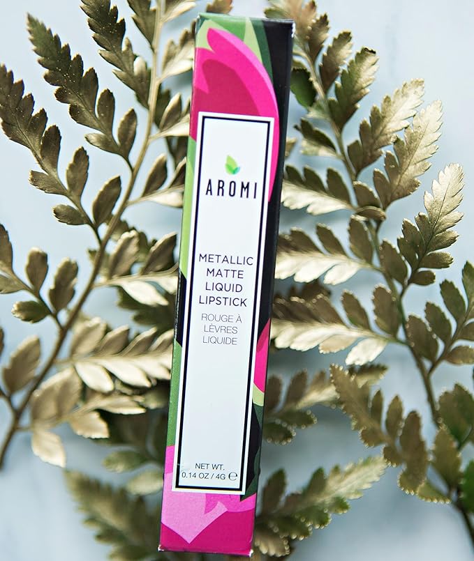 Aromi Teddy Bear Metallic Matte Liquid Lipstick, Chocolate Brown Shade