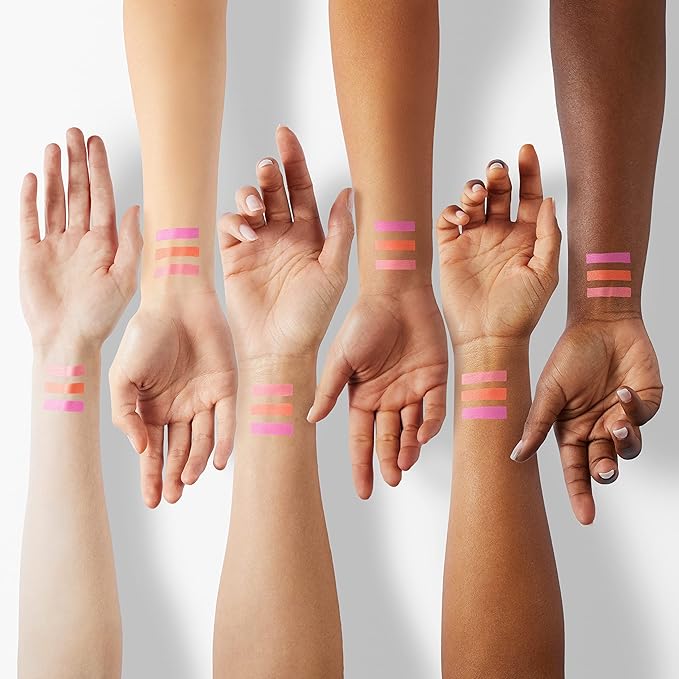 evpct 3Pcs Peach Strawberry Orange Color Changing Change Lipstick Lip Balm Set for Women Korean Magic Lipstick Color Change Changing Lip Tint Tinted Stain Balm Long Lasting Waterproof Crystal Lipstick