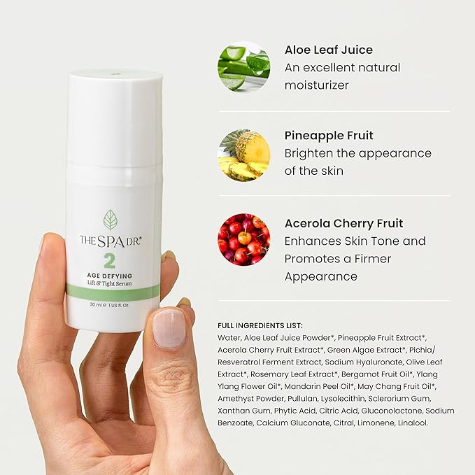 The Spa Dr. Antioxidant Serum - Anti Aging Skin Care - 30 Day Supply - Safe For All Skin Types - Perfectly pH Balanced - Organic Skin Care - Step 2 Nourish - 30 ML / 1 Fl. Oz.