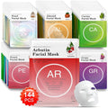 VESPRO 144 Pack Bulk Sheet Face Masks Skincare, Facial Masks for Most Skin Types, Moisturizing & Hydrating, Spa Party Gifts and Birthday Gifts for Women