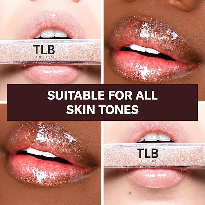 The Lip Bar - Lip Gloss, Trophy Wife (Champagne Shimmer) - Gloss Up Sheer Finish - Smooth, Not Sticky Formula - Coconut Oil, Olive Oil, Argan Oil & Vitamin E - Vegan & Cruelty Free -.30 fl oz
