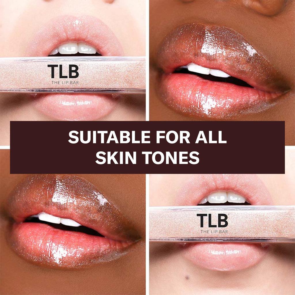 The Lip Bar - Lip Gloss, Trophy Wife (Champagne Shimmer) - Gloss Up Sheer Finish - Smooth, Not Sticky Formula - Coconut Oil, Olive Oil, Argan Oil & Vitamin E - Vegan & Cruelty Free -.30 fl oz
