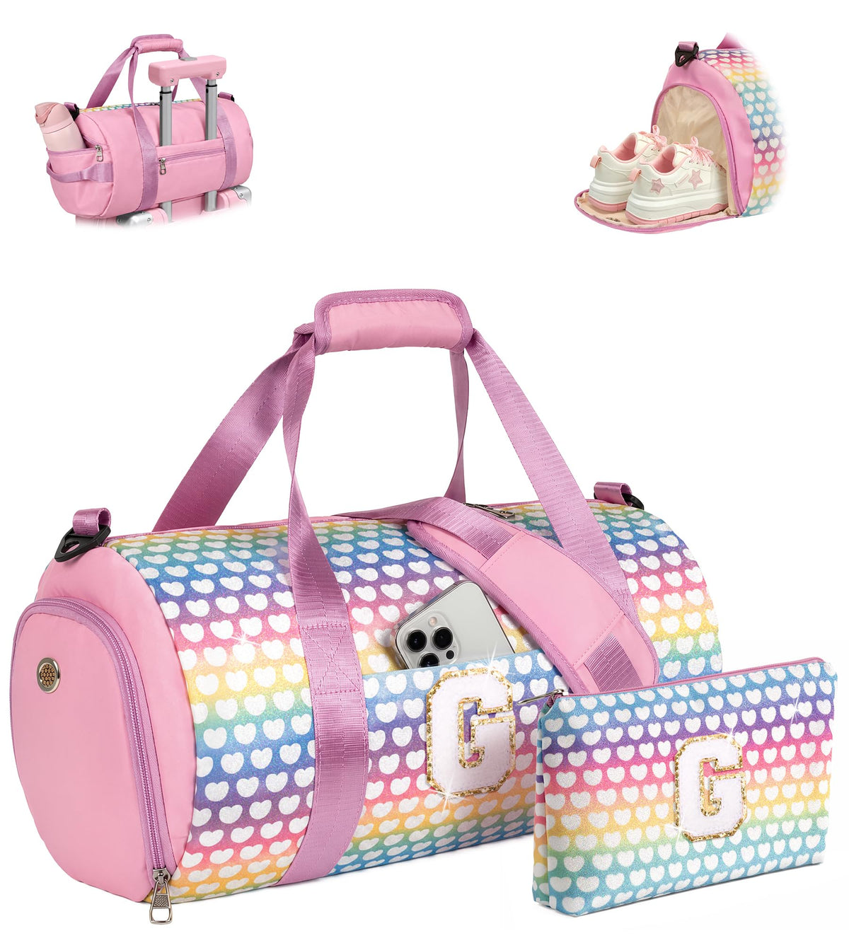 Vogewood Birthday Gift for 3 4 5 6 7 8 9 10 Year Old Girls-Kids Weekend Bag