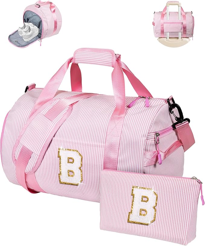 Vogewood Girls Travel Duffle Bag, Gifts for 5 Year Old Girl, Overnight Bag
