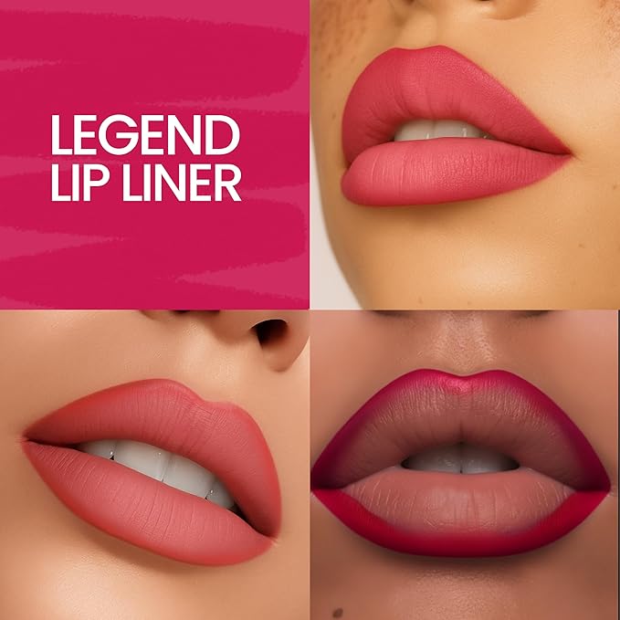 Hot Pink Lipliner – High-Pigment, Non-Drying, No Fade or Feather Formula