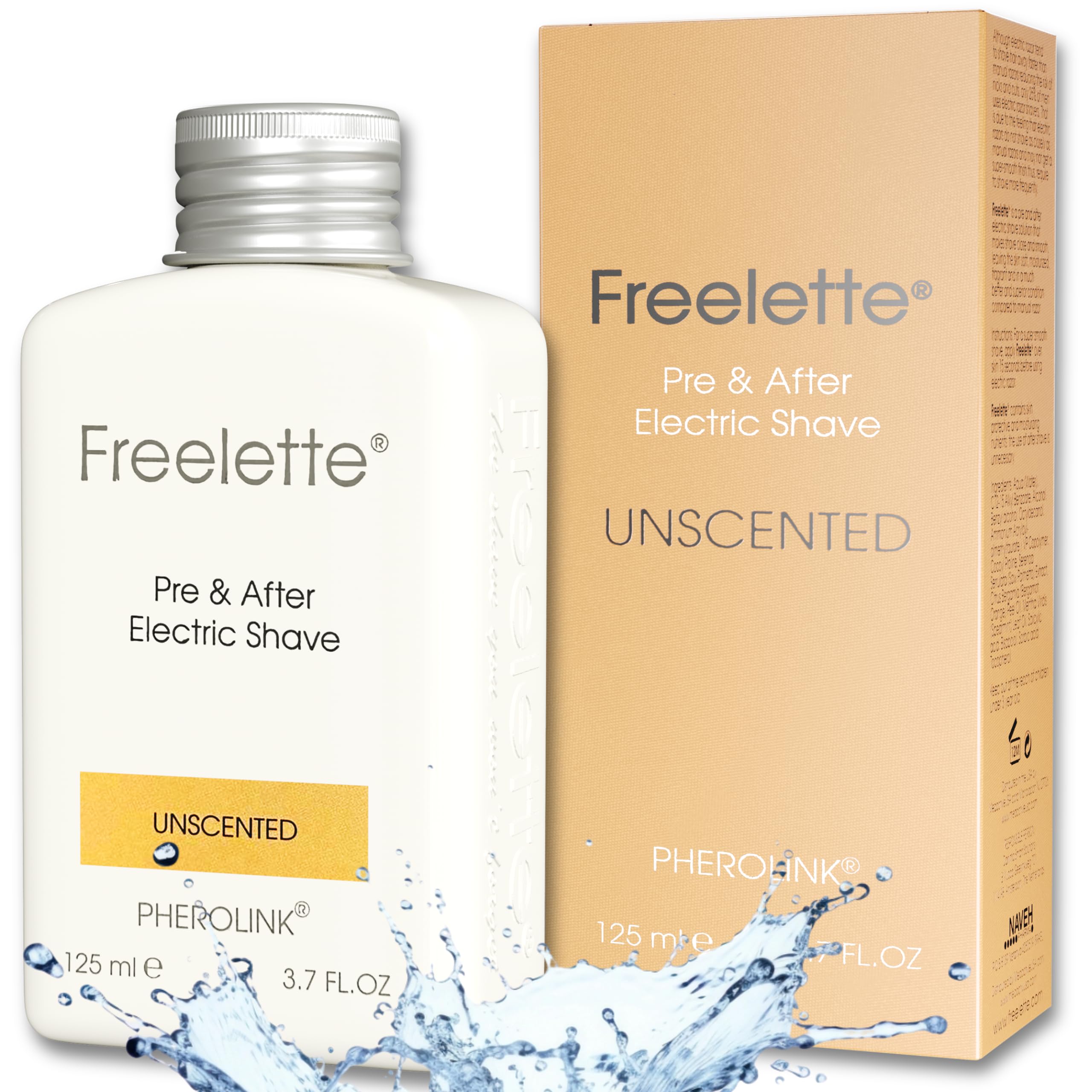 Pre Electric Shave After Shave Lotion Cream - Best For Close Shave - Smooth Irritation Free Shaving - Shooting and Moisturising Balm Freelette. Pherolink. 3.76 Ounce. UNSCENTED