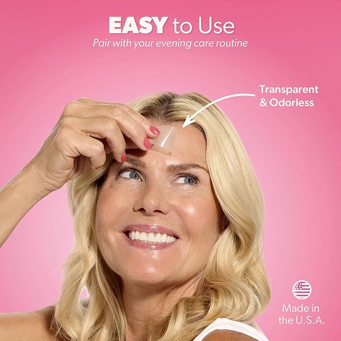 Full Coverage Wrinkle Patches for Face Overnight, 192 Ct, Clinically Tested