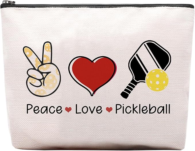 CEASQVAA Ball Gifts for Women Ball Player Makeup Bag, Gifts for Ball Lover Makeup Zipper Pouch Bag, Ball Lover Accessories Gift For Women