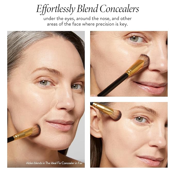 LAURA GELLER Makeup Brushes - Dual-Ended Lip + Eyeshadow Brush, Precision