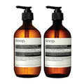 Aesop Resurrection & Reverence Aromatique Hand Wash Set – Nourishing Hand Wash & Gentle Exfoliating Hand Soap Duo | Botanical Cleansers Made with Hydrating Essential Oil Blend | 16.9 oz Each (2 Pack)