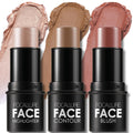 FOCALLURE 2Pcs Cream Contour and Highlighter Stick Set, Light 21+26