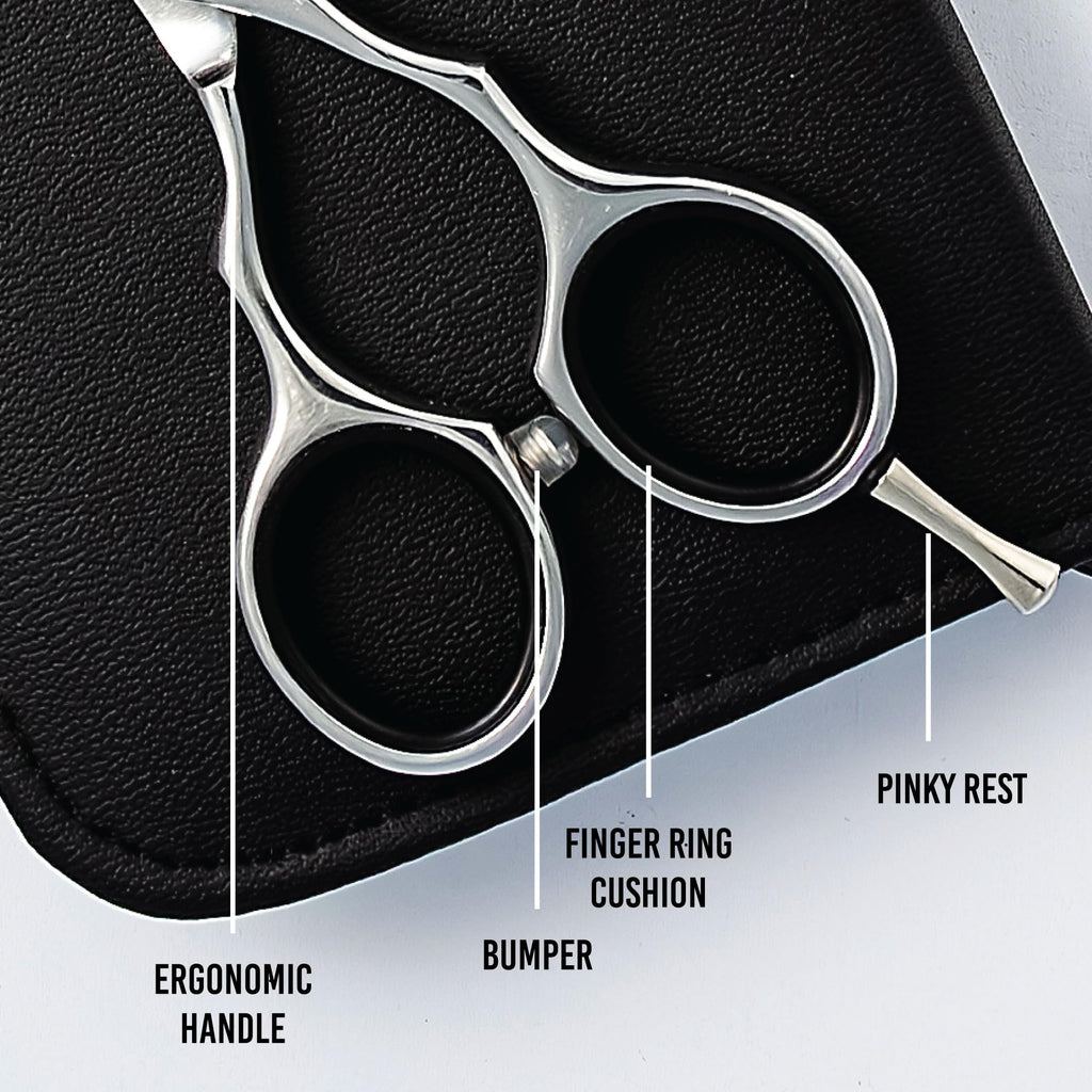 Ronin Hair Cutting Shears Set by Tokko Katana, Professional Scissor Kit, 6.5" Sharp Stainless Steel Regular & Thinning Haircut, Grooming Scissors for Barber, Hairdresser, Salon Professional, & DIY