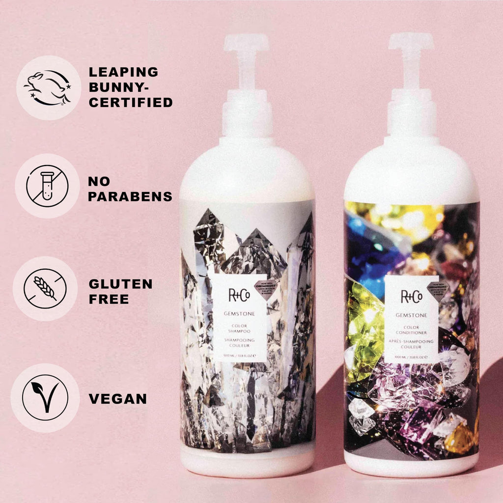 R+Co Gemstone Color Shampoo and Conditioner Set, 33.8 oz (Pack of 2)