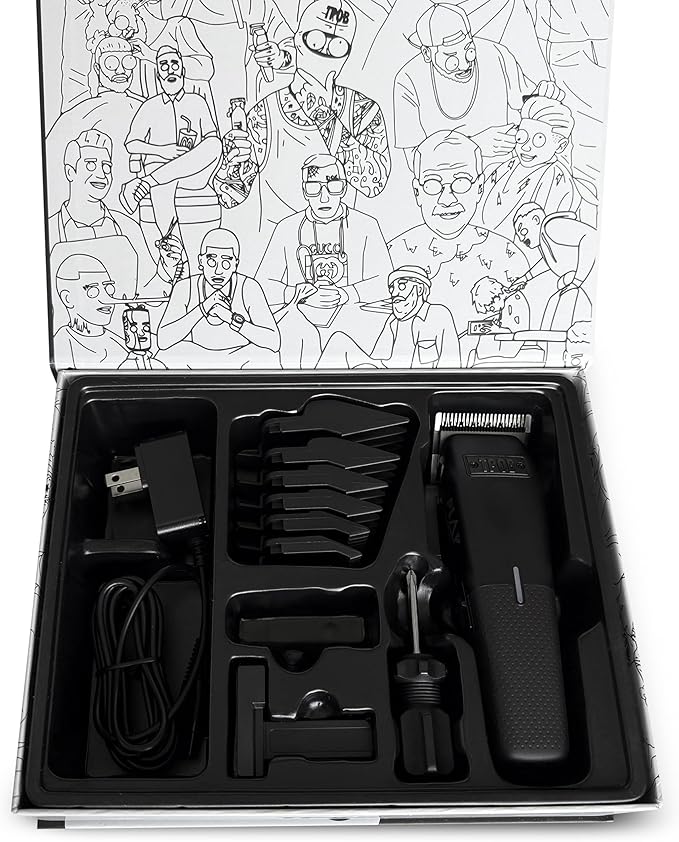 TPOB Mini Play Professional Hair Clippers Without Charge Stand (Black)