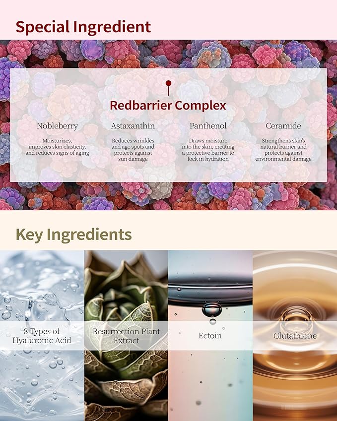 Cayclly Redbarrier Hydrating Toner | Vegan Face Toner with Peptides, Ceramide & Niacinamide for Skin Barrier Repair & Anti-Aging | Korean Skincare for Stressed, Sensitive & Dry Skin, 5.07 fl. oz.