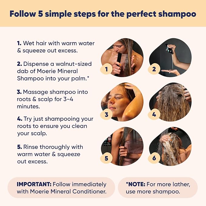 Moérie Hair Growth Shampoo, Conditioner and Mask - Hair Loss Solution with Biotin and Rosemary, Thickening Hair Regrowth Set for Thinning Hair - Ultimate Hair Growth Care (Double Set)