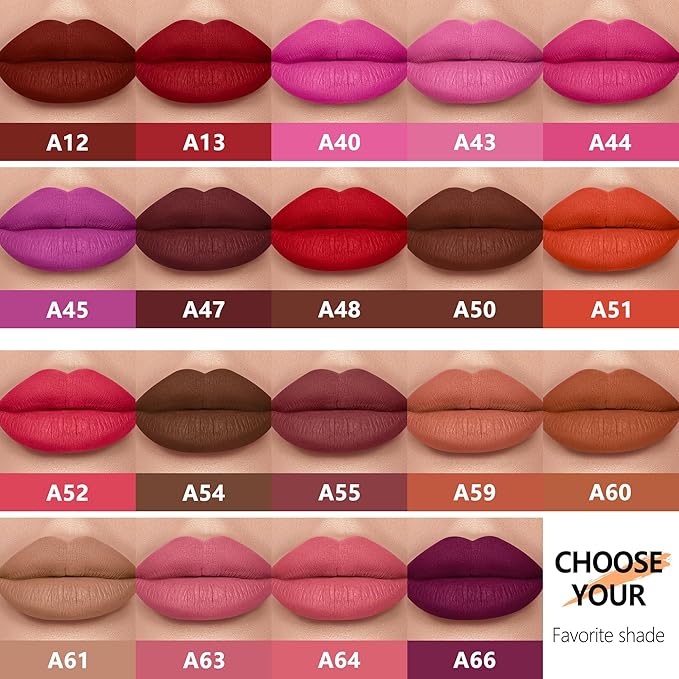 HANLADY Pink Lipstick Long Lasting Lipsticks for Women Smudgeproof