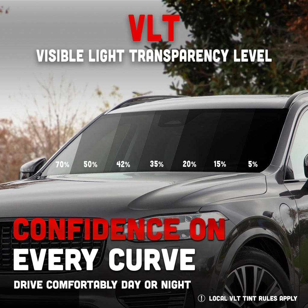 United 2PLY Ultra Nano Ceramic Window Tint Film – 35% VLT High Heat Rejection Automotive Film with 80-90% IR, UV Blocking & Color Stable Adhesive, Ultra Ceramic Car Window Tint, 24 Inch x 100 Ft Roll