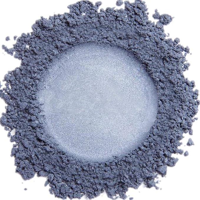 Demure Mineral Make Up (Smoky Blue) Eye Shadow, Shimmer, Loose Powder, Glitter, Eye Makeup, Natural, Professional