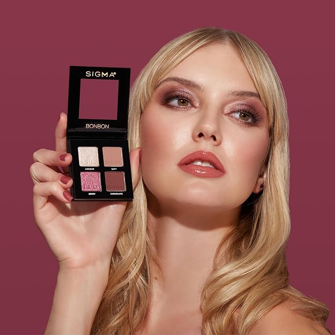 SIGMA BEAUTY Quad Eyeshadow Palette - Bonbon Eyeshadow Quad, 4 Shades