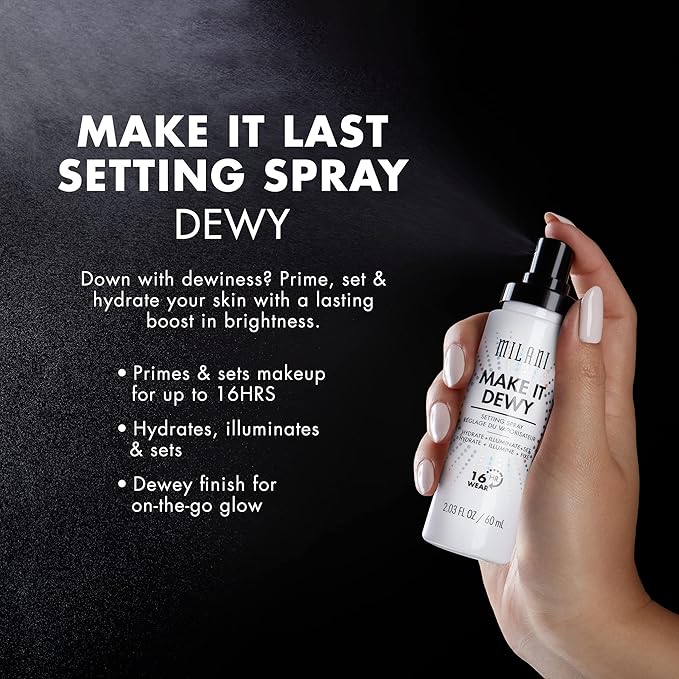 Milani Make It Last Original Natural & Dewy Finish Setting Spray 2-Pack