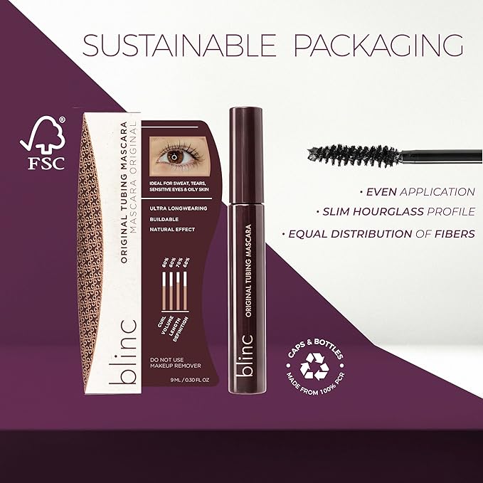 blinc Original Tubing Mascara, Natural Look & Lengthening, Black
