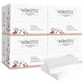 WOWOTEX 100% Cotton Disposable Face Towel 200 Count 10x12 Inch | Biodegradable Thick Soft One Time Use Dry Wipes for Sensitive Skin, Facial Cleaning, Makeup Removal