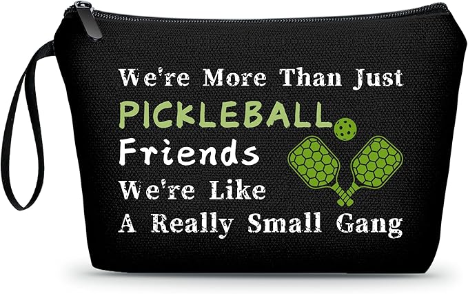 ARIOSEY Pickleball Gifts for Women, Travel Makeup Cosmetic Bag