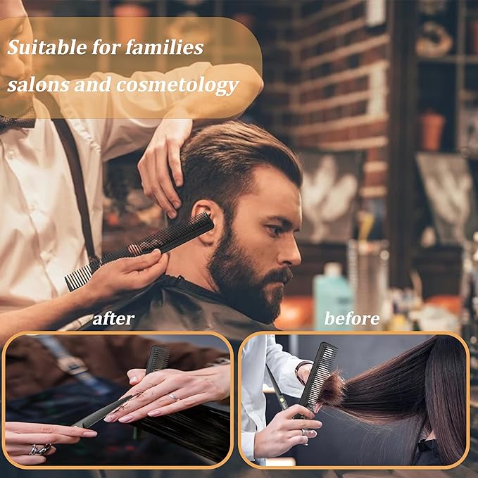VXKOCZS Hair Cutting Scissors Kit,11 Pcs Professional Haircut Scissors Kit with Cutting Scissors,Thinning Scissors, Comb, Cape, Clips,for Barber Shop, Salon, Home
